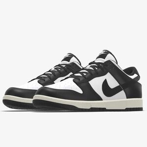 Nike men’s dunk low retro panda black white